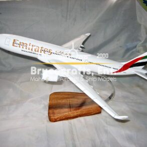 Model of Airbus A330 Emirates Airlines with detailed craftsmanship.